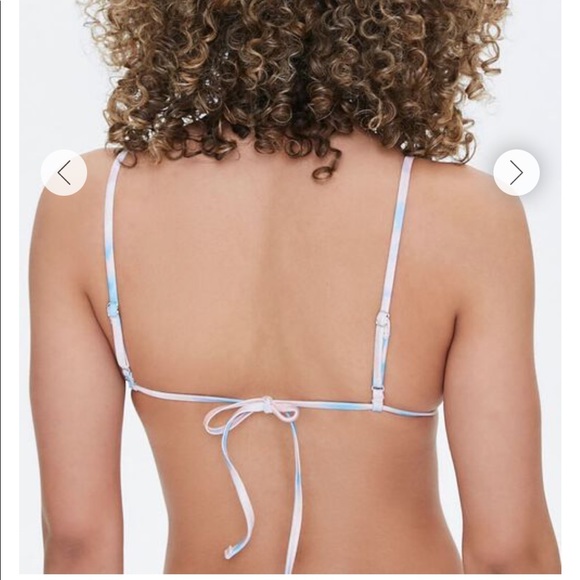 Forever 21 Cloud Wash Triangle Bikini Top Large - Picture 6 of 10